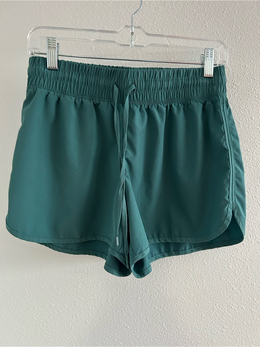 Velocity Teal Athletic Drawstring Shorts